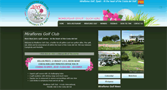 Desktop Screenshot of miraflores-golf.com